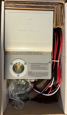 Interruptor de transferencia de generador portátil Reliance Indoor ProTran 2 30A 125V-306A1-Nuevo Foto 1 de 2