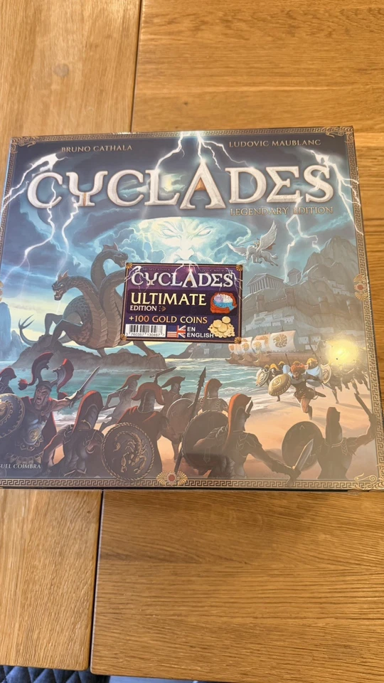 Cyclades Legendary Edition board game. Ultimate pledge Miniatures sealed - Image 1 of 1