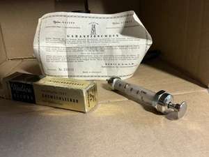 Vintage Medizinische Insulin-Spritze in beschädigter Originalverpackung - Bild 1 von 11