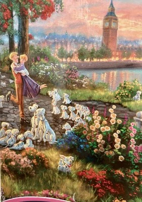 NUEVO Rompecabezas Disney 101 Dálmatas Thomas Kinkade 750 PIEZAS ¡Cachorros Pongo! Foto 1 de 4