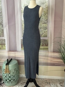 Barefoot Dreams geripptes Maxikleid kuschelig schick ultraleicht, Small, neu mit Etikett  - Bild 1 von 7