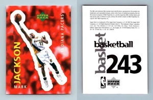 Mark Jackson - Pacers #243 Basketball 1997-8 Upper Deck Sticker - Picture 1 of 1