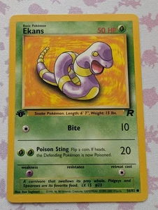 Tarjeta Pokemon TCG Team Rocket Ekans 1ª Edición 56/82 - Imagen 1 de 2