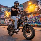 Ebike 1500W Peak Electric Bike Mountain Bicycle 16" Fat Tire E-bike Adults 28Mph