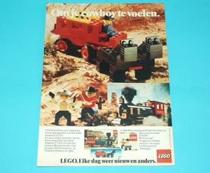 LEGO MAGAZINE ADVERT LEGOLAND 1970s DONALD DUCK HOLLAND - Picture 1 of 1