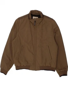 GEOX Mens Bomber Jacket UK 44 2XL Brown Polyamide HG01 - Picture 1 of 3