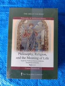 Great Courses: PHILOSOPHY, RELIGION & MEANING OF LIFE (DVD Set & Guidebook) NEW - Picture 1 of 6
