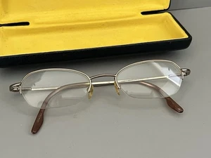 NAUTICA N7105 Frames Eyeglasses 49-19 140 Gold Copper Tone Half Rim Women’s - Picture 1 of 10