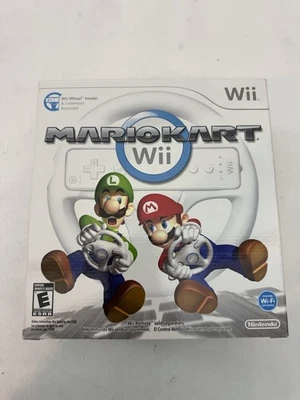 Mario Kart Wii Big Box with Wii Wheel (Nintendo Wii, 2008)  New SEALED - Image 1 of 4