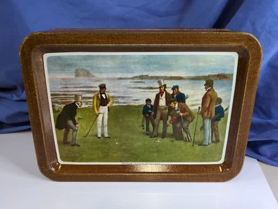 Contenedor de hojalata de golf Guildcraft vintage (vacío) hecho para A. G. Spalding Foto 1 de 4