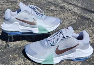 Nike Air Max Impact 4 Wolf Grey Sneakers DM1124-007 Uomo Taglia 10,5 Indossate Una Volta  - Foto 1 di 12