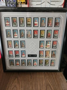 1910-11 C56 Hockey Tobacco Card Reprint Set Framed - Bild 1 von 11