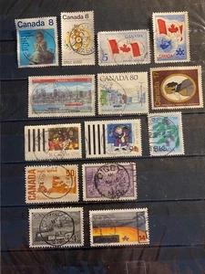 14 fine used Canadian stamps with nice cancel, $2.00 only, discount shipping! - Picture 1 of 1