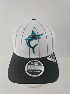 Miami Marlins MLB New Era 9SEVENTY Stretch-Snap Hat/Cap- Brand New - Picture 1 of 11