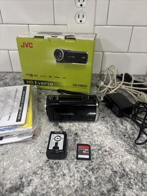 JVC HD EVERIO GZ-HM35 Digital Camcorder with all Accessories & 16Gb SD Card - Image 1 of 4