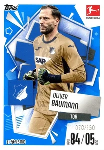 Topps Match Attax Bundesliga 2025/2026 25/26 - 91 Oliver Baumann (Paralelo /150) - Imagen 1 de 1