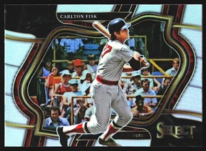Carlton Fisk 2022 Panini Select Diamond Level Silver Prizm Boston Red Sox - Picture 1 of 2