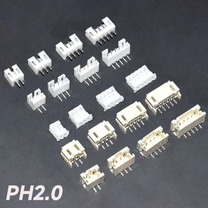 10PCS x 2/3/4/5/6/7/8/9/10/11/12/13P PH 2.0MM Connector Straight Header&Housing - Picture 1 of 9