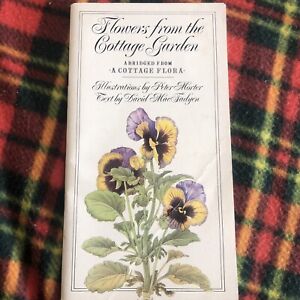 FLOWERS FROM THE COTTAGE GARDEN 📕 BY DAVID MACFADYEN 1985 1st Edition V/Good