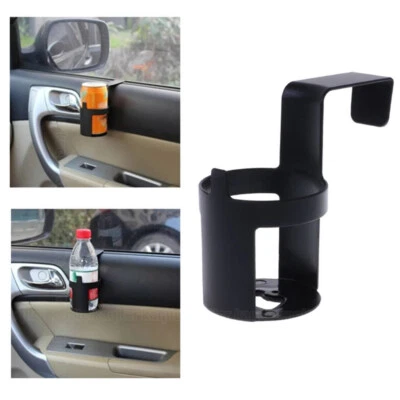 1x Car Water Cup Holder Drink Bottle Portable Window Door Hook Stand Container - Image 1 of 4