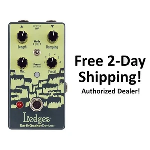 New EarthQuaker Ledges Tri-Dimensional Reverberation Machine Guitar Effect Pedal - Picture 1 of 8