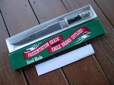 Parker Cut. Co. Japan EK9 Presentation Bowie Knife Buffalo Horn handles - Image 1 of 4