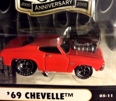 MUSCLE MACHINES 5TH ANNIV.  1969 CHEVY CHEVELLE SS  396    1/64 - 69 CHEVY  - - Image 1 of 2