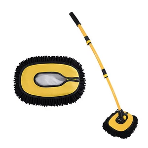 Car Wash Brush Head Super Soft Heavy-Duty Flexible Microfiber Sponge Duster - Picture 1 of 13