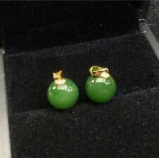 Crazy deal! Solid 18K gold and genuine green jade pendant!!