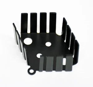4pc Transistor TO-3 Aluminum Heat Sink * 47.5x34.5mm LxW H=25mm Black * AK-198 - Picture 1 of 4