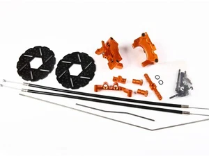 Front Wheel Metal Mechanical Wire Cable Disc Brake for 1/5 HPI Baja 5B SS 5SC - Picture 1 of 10