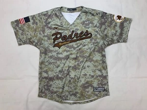 Camiseta deportiva de béisbol Mizuno Padres Buckhead botón completo camuflaje digital desierto - Imagen 1 de 5