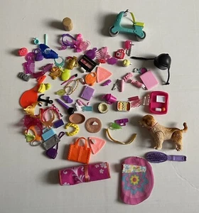 Barbie Vintage and Modern Lot of Accessories 1990s-Now Dog Scooter Purses GUC - Picture 1 of 1