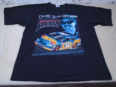 Camiseta vintage años 90 NASCAR 1998 Kyle Petty #44 Hot Wheels para hombre XL Pontiac Foto 1 de 4