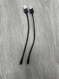 Lot of 2 Authentic Apple Beats Black USB to Lightning Charging Cable Original - Picture 1 of 2