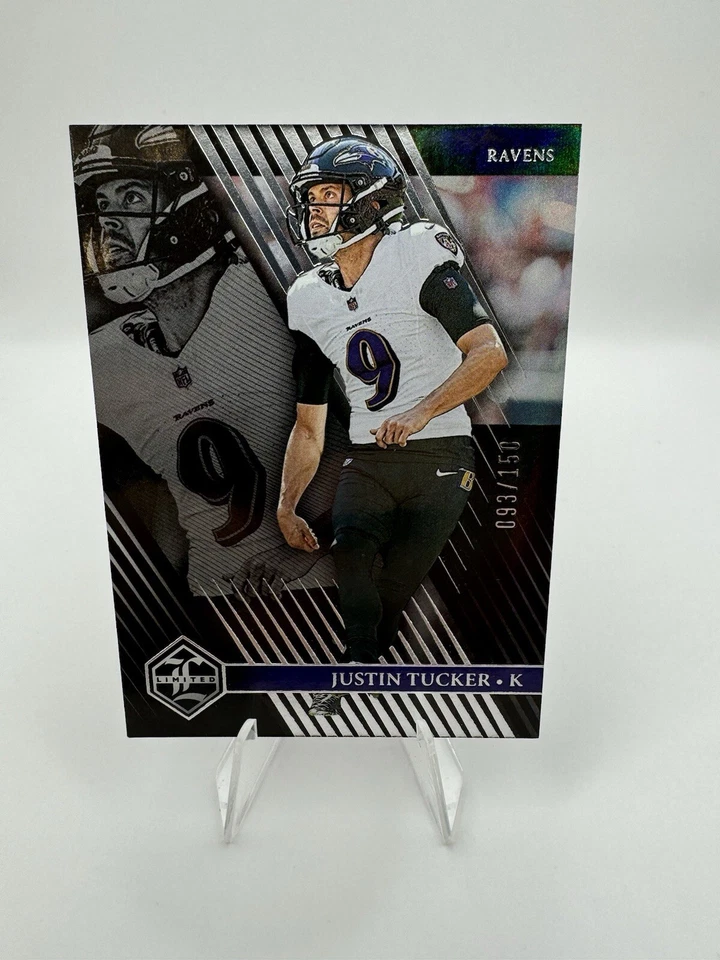 2023 Panini Limited - Silver Spotlight #8 Justin Tucker 093/150 - Image 1 of 2