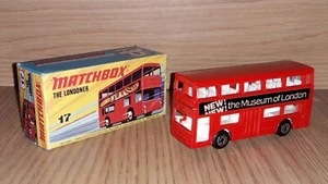 Matchbox 17 Londoner Bus London Museum Original Boxed Superfast Wheels (0351) - Bild 1 von 11