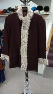 RARA giacca discoteca vintage anni 60/70 Towncraft per Penney's mod lana, pelliccia sintetica - Foto 1 di 15