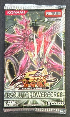 Yu-Gi-Oh! 5D's Absolute Powerforce 1st Edition Sealed Booster Pack - Image 1 of 2