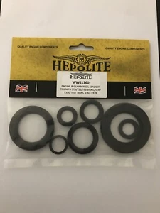 TRIUMPH 3TA T21 T90 5TA T100 TR5T Etc Full ENGINE GEARBOX OIL SEAL SET 1963-1974 - Picture 1 of 2