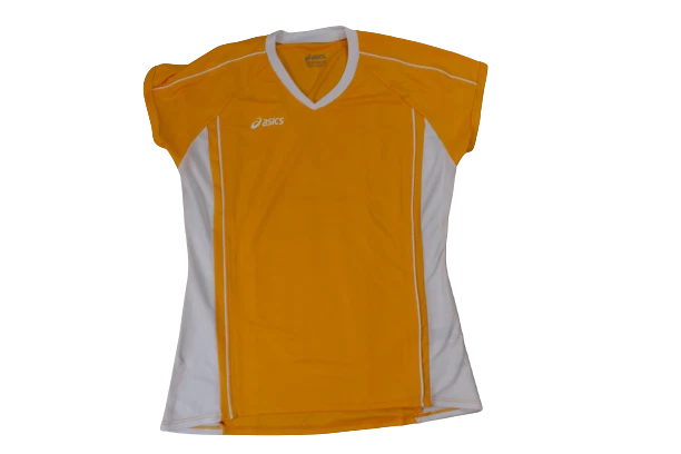 Camisa Jersey ASICS Mujer Amarilla Replay Nueva con Etiquetas Xs Foto 1 de 1