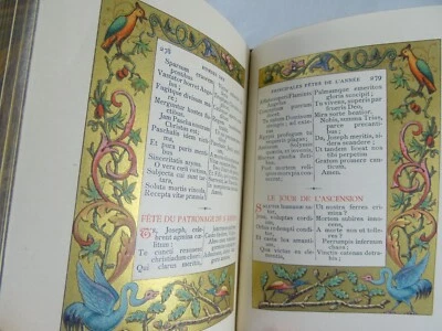 1879 Fine Binding French Missal Catholic Prayer Book Chromolithographs - Image 1 of 4