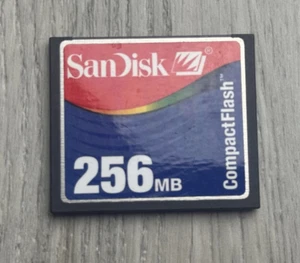 Sandisk 256MB Compact Flash CF Memory Card Tested & Formatted - Picture 1 of 2