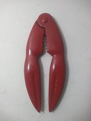 Galleta de langosta de aluminio rojo - Pata de cangrejo Nueces Mariscos Mariscos Abridor de conchas Foto 1 de 4