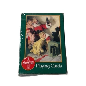Vintage Coca-Cola Santa 1996 Holiday Playing Cards Neu Originalverpackt - Bild 1 von 4