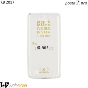 COVER PER LG K8 2017 ULTRA SLIM 0.3 MM CUSTODIA TRASPARENTE SOFT POSTA1 - Foto 1 di 1