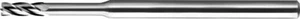 (.0300") Carbide End Mill 3 Flute Extended Reach DLC Kyocera 1740-0300D156 - Picture 1 of 3