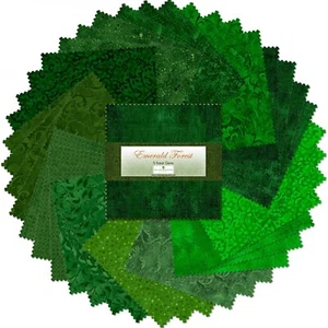 Confezione ciondolo 5 pollici foresta di smeraldo 42 pz quadrati 5 pollici 5" Q507-2-507 - Foto 1 di 1