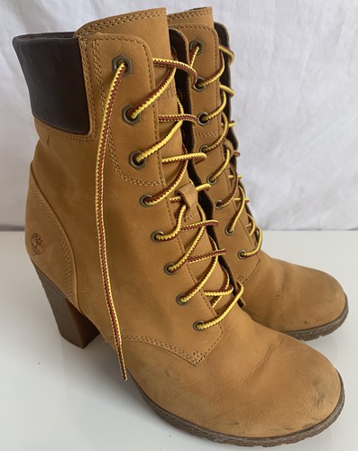 Stivali con tacco Timberland Glancy Earthkeepers grano 8715A da donna taglia 9 Stati Uniti