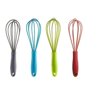 Mixing Whisk Silicone Whisk Egg Beater Cream Sauce Mixer Whisk Multicoloured - Picture 1 of 11